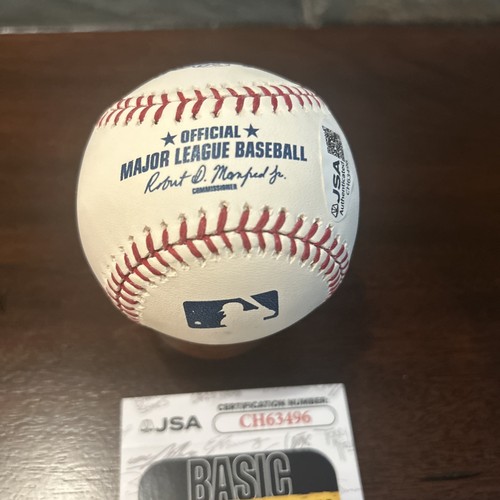 CURT SCHILLING 3x WS CHAMP ARIZONA RED SOX PHILLIES SIGNED ROMLB JSA BASEBALL - Picture 2 of 4