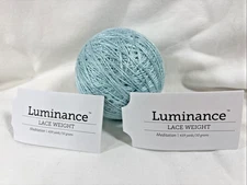 Knit Picks Luminance Meditation Blue 100g ball 100% Silk Yarn