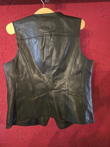 Harley Davidson Motor Clothes Lederweste, Gr. L, schwarz, DAMEN - Bild 2 von 4