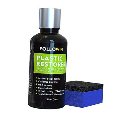  Plastic Restorer for Cars - Black Trim Restorer & Ceramic Coating, 30ml