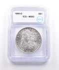 1880-O Morgan Silver Dollar MS63 ICG *6939