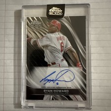 2024 Topps Chrome Black Ryan Howard Auto Sealed  