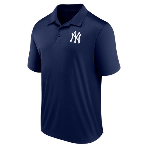 Men's Fanatics Navy New York Yankees Logo Polo - 第 2/3 張圖片