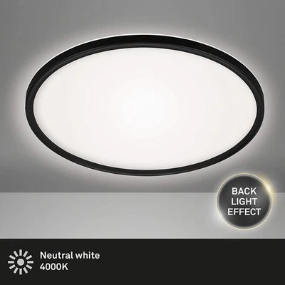 Deckenleuchte Briloner LED Slim Deckenlampe Schwarz - Bild 1 von 4