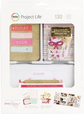 Project Life Kit – Fine and Dandy by Dear Lizzy | 130-Piece Scrapbooking Set