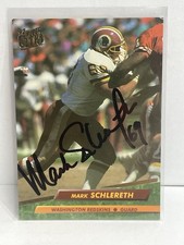 1992 Ultra Mark Schlereth Rookie Auto Signed Autograph Redskins Broncos
