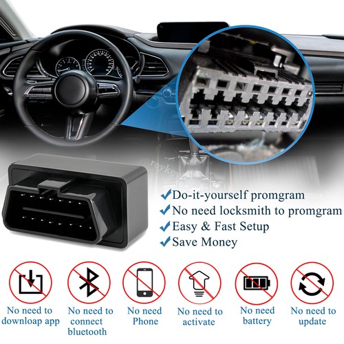 2 For 2013 - 2017 Dodge RAM 1500 2500 3500 Remote Key Fob GQ4-53T + Program Tool - Picture 3 of 9