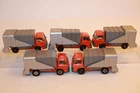 Five (5) Vintage 1960's - 1970's Matchbox Lesney Ford Refuse Trash Trucks #7