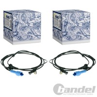 2X Vemo ABS-SENSOR Raddrehzahl ABS-FÜHLER Hinten Passend FüR CitroËN C5