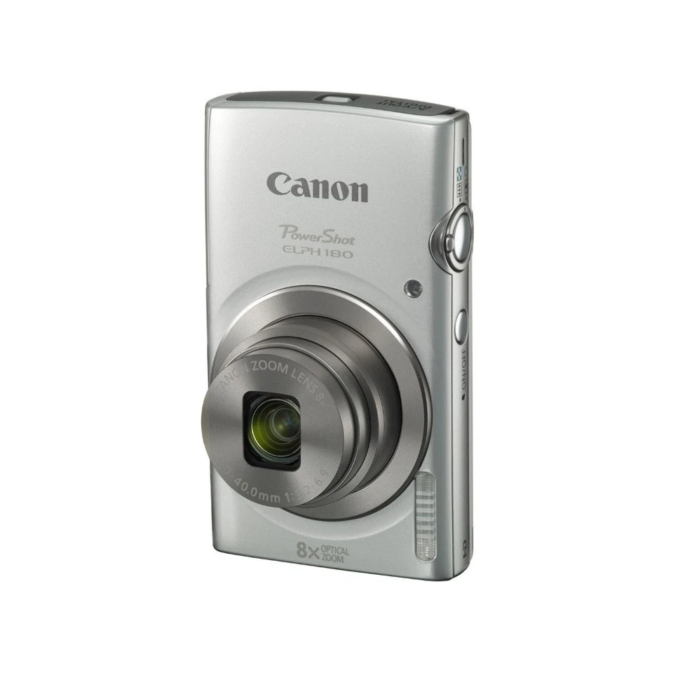 Canon PowerShot ELPH 180 20MP Digital Camera 8x Optical Zoom with Accessories - Image 2 of 4