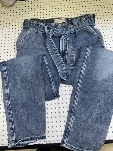 Abercrombie Kids Jeans Girls 15/16 High Rise Mini Mom - Picture 4 of 11