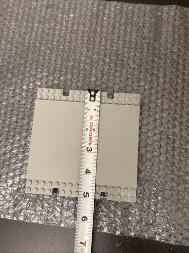 LEGO Old Lt 1991 piastra di base grigia piattaforma rialzata 16 x 16 x 2 1/3 6540 #2617 parte - Foto 11 di 12