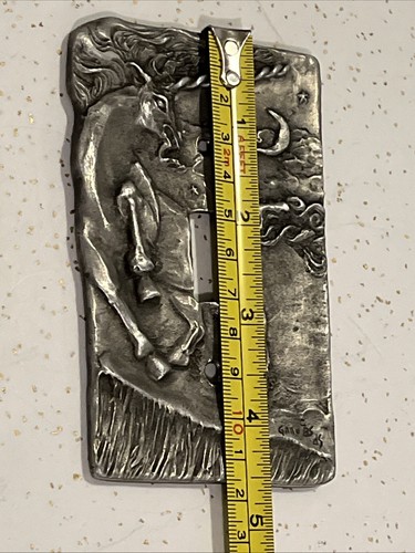 GALLO 85' ZINN FANTASY EINHORN MOND STERNE LICHTSCHALTER PLATTE ABDECKUNG - Bild 4 von 6