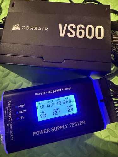 Corsair VS600 80 PLUS® Certified Non-Modular ATX PSU 600 Watt