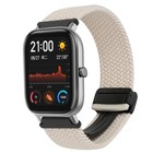 Per cinturino Amazfit GTS con fibbia magnetica intrecciata da 20 mm (Starlight)