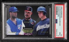 1995 Donruss Dominators Roberto Alomar Carlos Baerga Craig Biggio PSA 9 MINT HOF