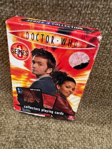 ๐ Doctor Who Series 3 Collectors Playing Cards BBC Cartamundi David Tennant - Picture 7 of 7