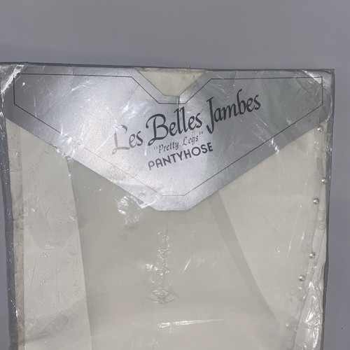 Les Belles Jambes White Pearl Strumpfhose "Pretty Legs" Medium Vintage Hochzeit - Bild 2 von 6