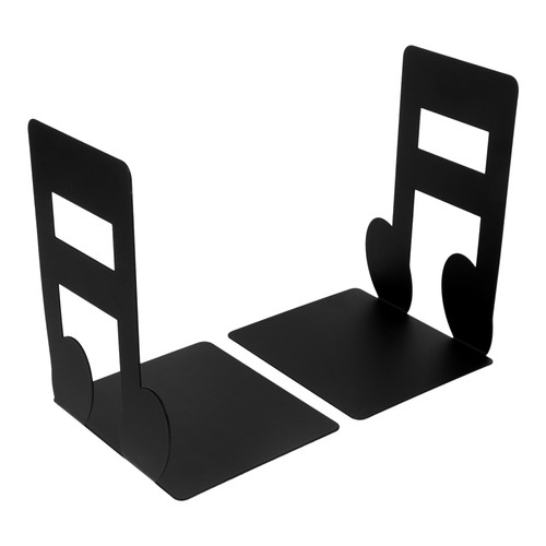 Musical Note Bookends Student Metal Holder for Exquisite Organizer - Picture 6 of 12