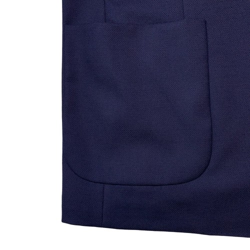 Mint! 46 S Bonobos X V.B.C. Navy Blue Hopsack Knit Zero Weight Wool Blazer - Bild 6 von 13