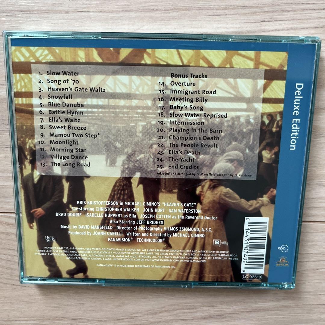 Heaven's Gate サウンドトラック デラックスエディション Heaven'S Gate Soundtrack Deluxe Edition | eBay