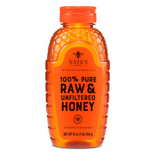 Nate's Honey: 100 Pure, Raw and Unfiltered Honey - 16 fl oz Gluten-Free Honey