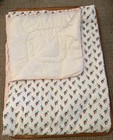 Vintage Laura Ashley Rosebud Twin Comforter 86" X 64" Cottage Core Reversable