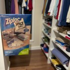 NEW Ziploc Space Bag 4 BAG FLAT VARIETY with 2 X-Large Flats & 2 Jumbo Flats