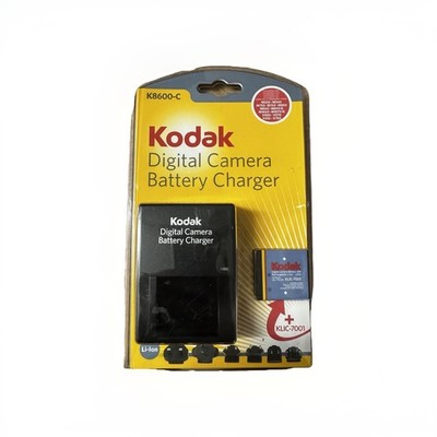 Kodak K8600-C Ladegerät + Akku KLIC-7001   Digital Camera Battery Charger   OVP