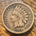 1862 Copper Nickel Indian Cent Nice Original Good CHRC