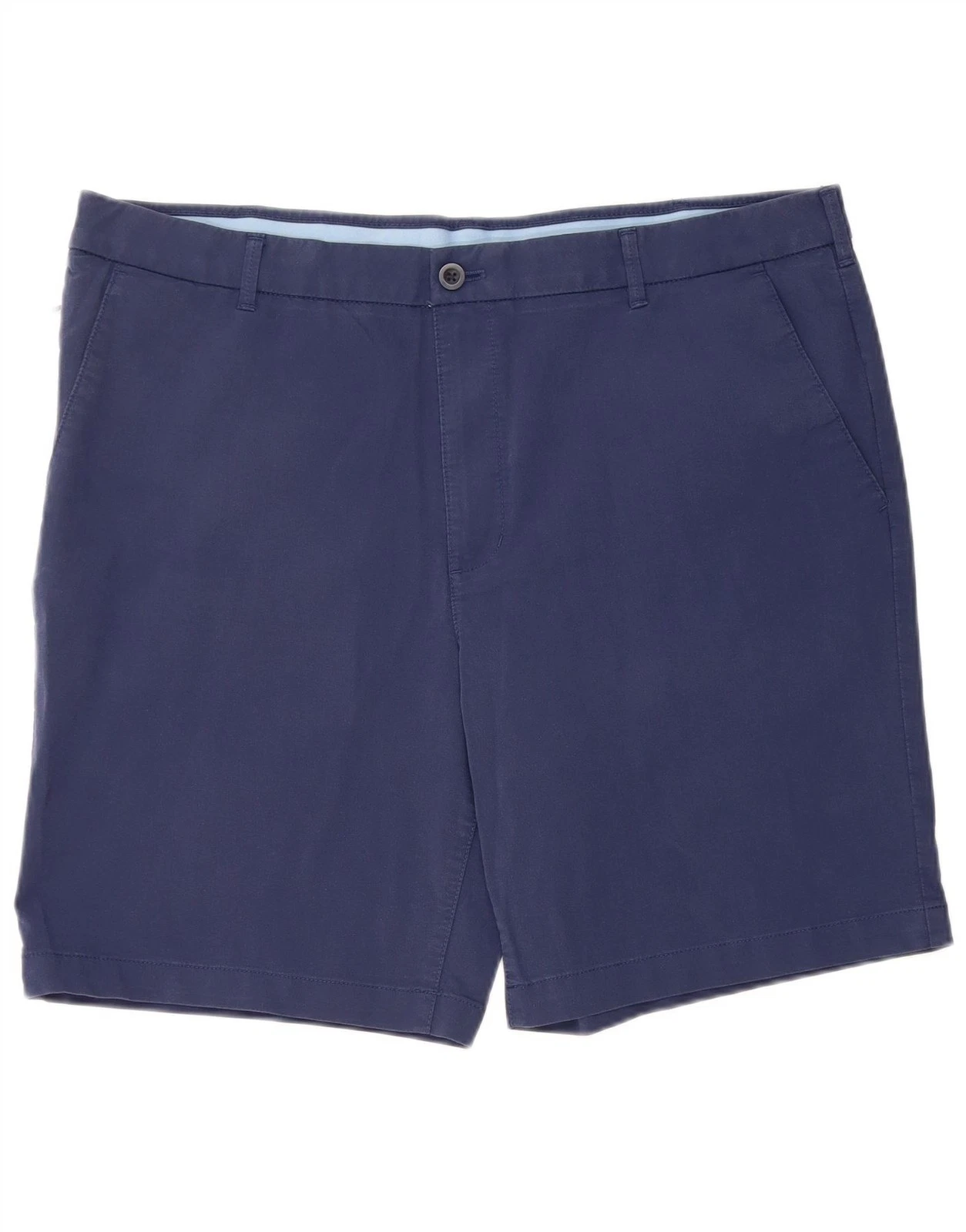 IZOD Mens Chino Shorts W40 XL Navy Blue Cotton NL07