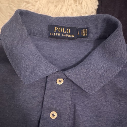 Polo Ralph Lauren Mens 2 Large Blue/dark blueShort Sleeve Collared Polo Shirt - Picture 7 of 11