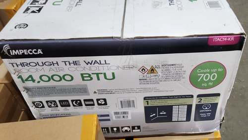 IMPECCA 14,000BTU Through-The-Wall Air Conditioner, WiFi, Remote, 220V, E-Star#1 - Picture 9 of 9