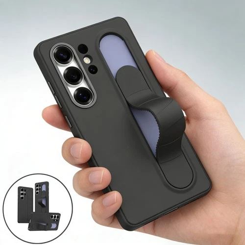 Case For Samsung Galaxy S26 Ultra S25 FE S24 S23 Smart Button Wristband Cover