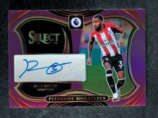 2024-25 Panini Select Premier League RICO HENRY 1/5 Auto Purple Prizm SP #PS-RH