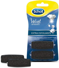 Scholl Velvet Smooth, 2 Ricambi Con Cristalli Di Diamante per Il Roll Profession