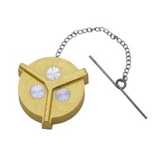 9114 Non-Locking Fuel Cap Fuel Cap Female, 2" Diameter, 11-1/2" NPSF Thread/I...