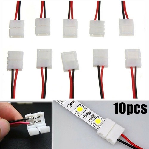 LED Strip Connector Truck Accessories Adapter 10pcs Replacement 2-pins - Picture 7 of 9