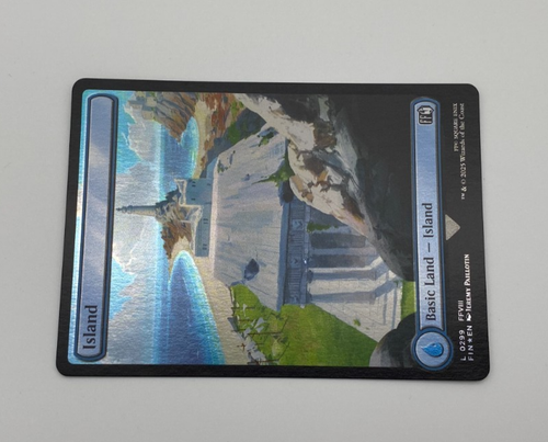 Tarjeta coleccionable Magic The Gathering TCG MTG Final Fantasy Foil Island 0299 - Imagen 3 de 4