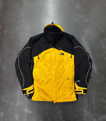 Vintage The North Face Gore-Tex Mountain Jacket 3-in-1 Yellow Black Men's M