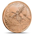 1 oz Zombucks World Libertattered Copper Round (New)