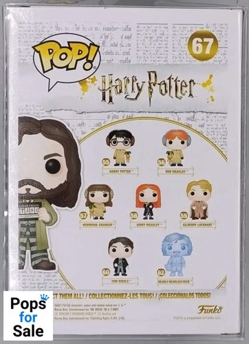 67 Sirius Black (Prisoner) B&W Chase Edition Harry Potter Funko POP - Picture 3 of 6