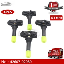 4PCS 42607-02080 NEW TPMS Tire Pressure Sensor For Toyota Corolla Levin/Hybrid