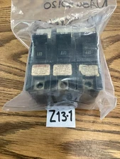 Used Lot Of 3 FPE STAB-LOK CIRCUIT BREAKER 20 AMP 1 POLE NASWD120 NO SCREWS