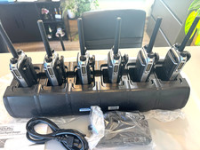 6 UHF PD602/PD602i DMR two way radios with new accessories 400-527MHz