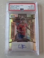 PSA 8 Auto 10 2023 Select FIFA Lamine Yamal  Signatures Rookie #S-LY