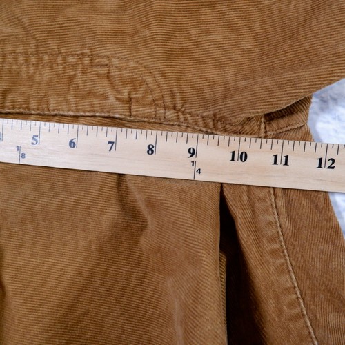 Goodfellow schmale Passform braun vorne flach Baumwolle Cord Chinohose Herren Hose 36 x 32 - Bild 8 von 9