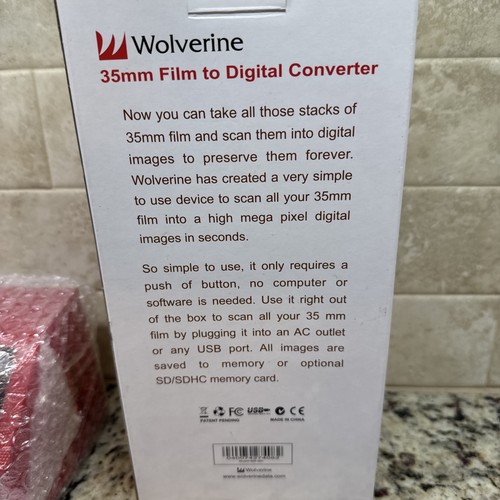 Convertidor de película a digital Wolverine 8 MP 35 mm para diapositivas y negativos nuevo - Imagen 4 de 5