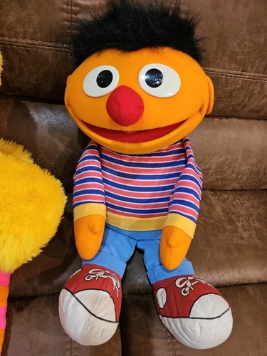 Raro peluche anni 90 Jim Henson Applause Jumbo Sesame Street 27" ELMO, BIG BIRD, ERNIE - Foto 18 di 24