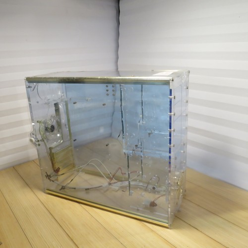 Rare NOS Retro Computer Blue Clear Acrylic ATX Mid Tower Case (Pre-assembled) - Picture 22 of 24